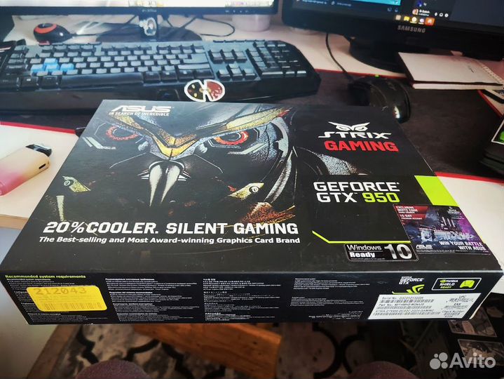 Видеокарта gtx950 asus strix