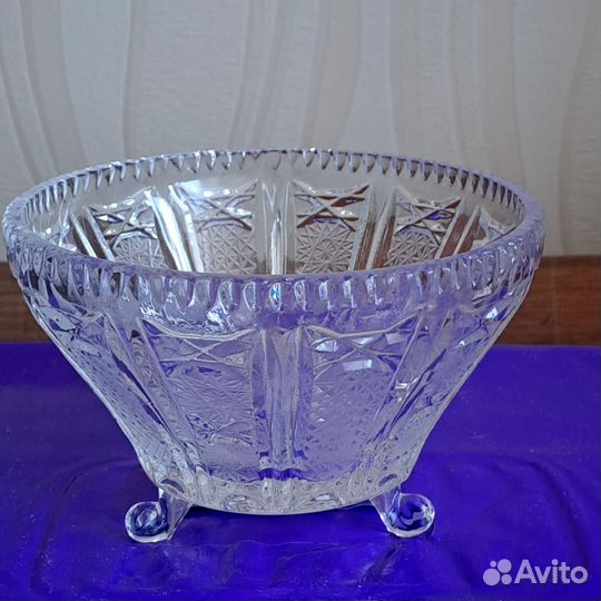 Ваза хрустальная