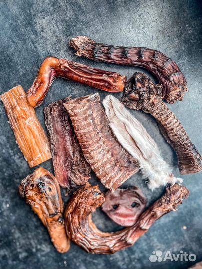 Сушеные лакомства и лососёвое масло