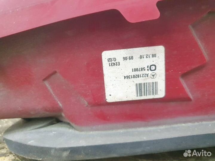 Фонарь левый Mercedes-Benz S-Class W221