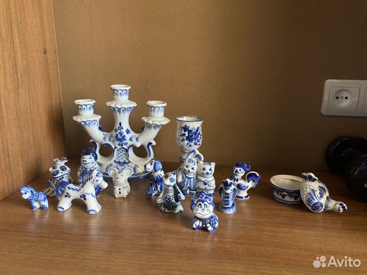 Фарфоровая посуда гжель