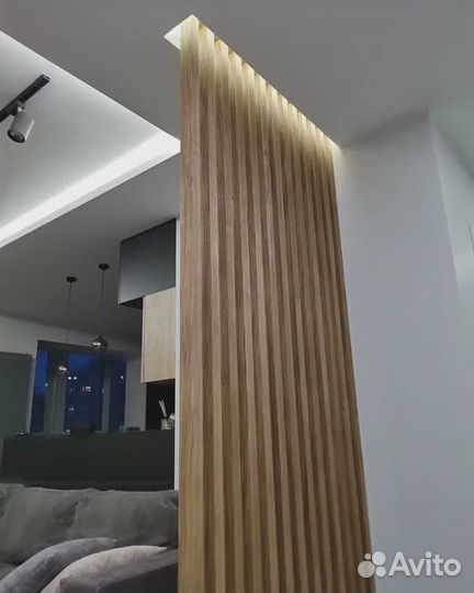 Из Шпона Реечные перегородки 13 шт