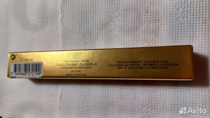 Paco rabanne 1 million edt 10ml мужская