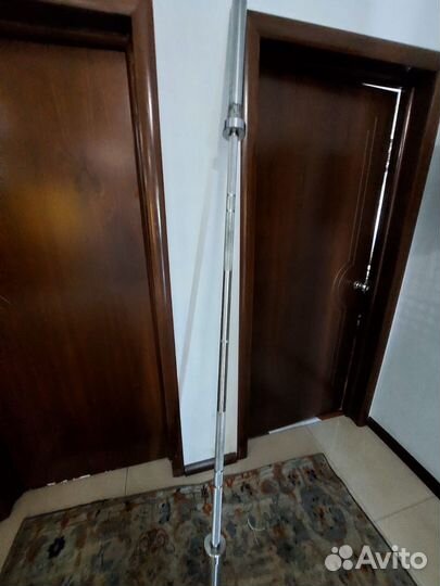 Штанга олимпийская + укороченая + стойка +фиксатор