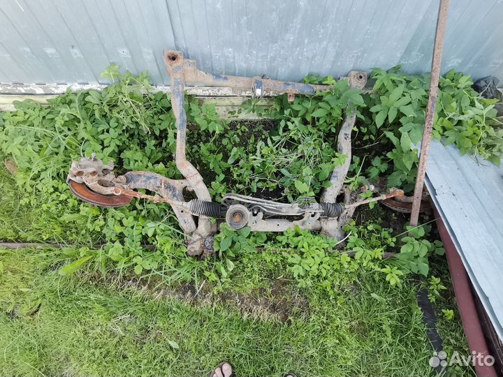 Рулевая рейка хендай акцент с подрамником