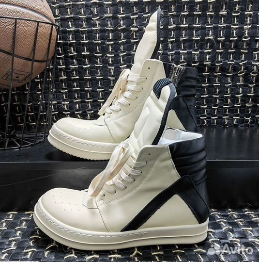 Rick owens geobasket white