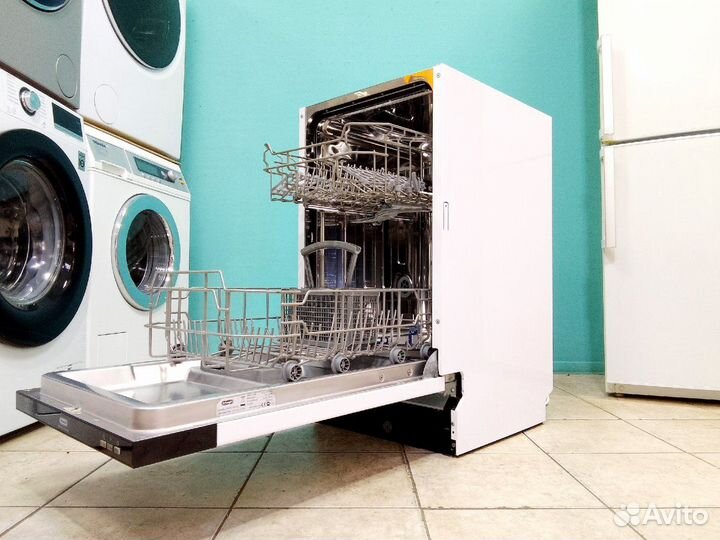 Посудомоечная машина узкая бу Delonghi. Гарантия