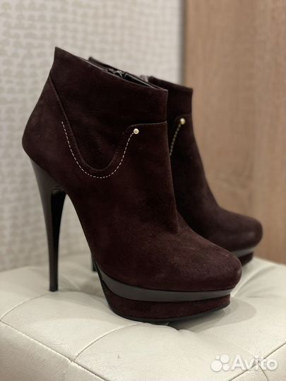 Ботильоны замшевые 37 размер