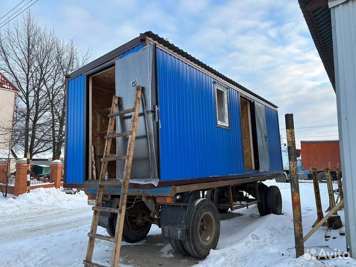 Бытовка вагон на прицеп