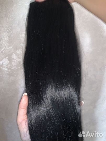 Шиньон из натуральных волос