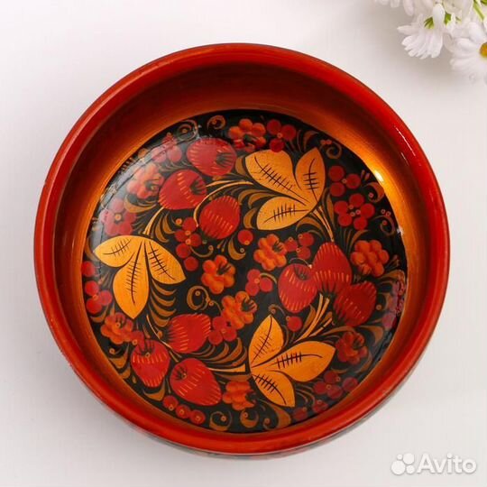 Чашка 'Под окрошку', 18-19x9-11,5 см, хохлома, мик