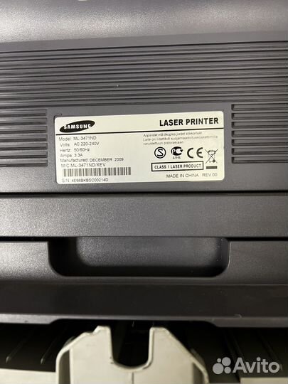 Принтер Samsung ML-3471ND не рабочий