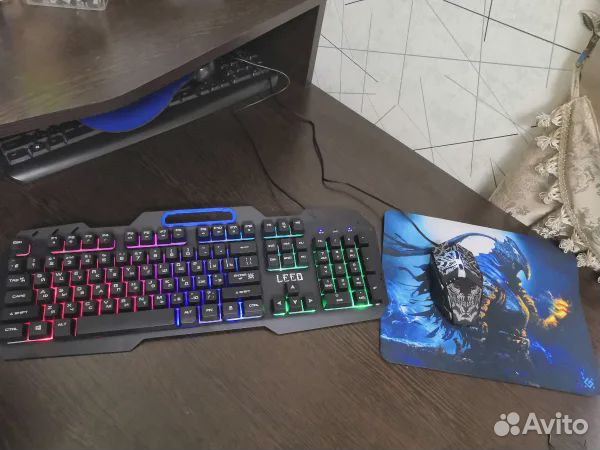 Клавиатура+мышь+коврик