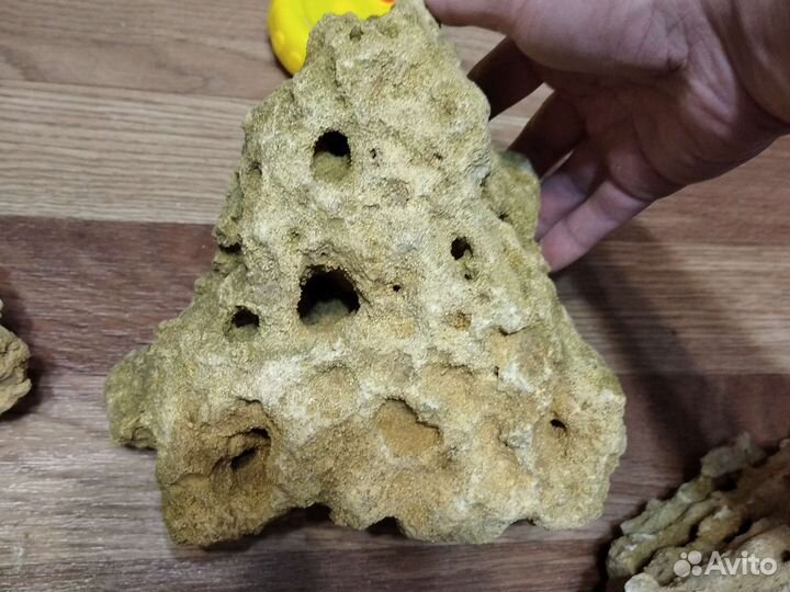 Крымский песчаник для аквариума, камни, ракушки