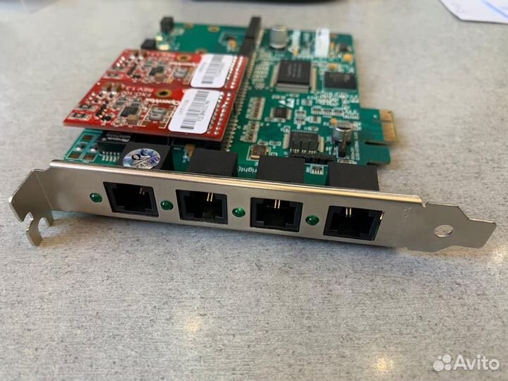 OpenVox A400E - аналоговая плата на 4 порта +2FXO
