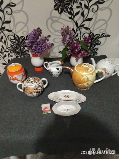 Чайник заварной сахарница лфз шпротницы блюдца лфз