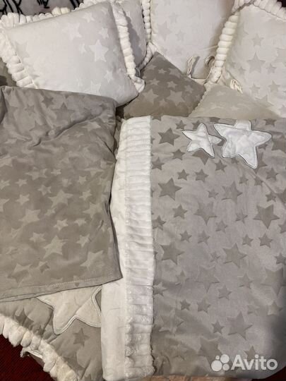 Бортики в кроватку комплект