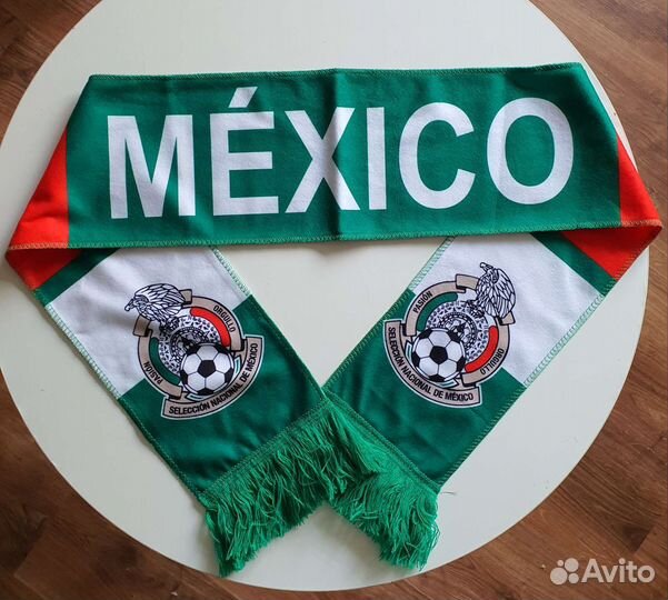 Шарф фанатский. Двухсторонний: Швейцарии, Мексики