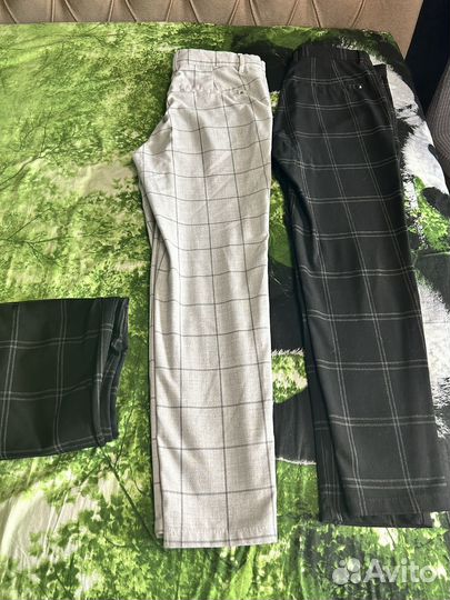 Брюки в клетку Bershka