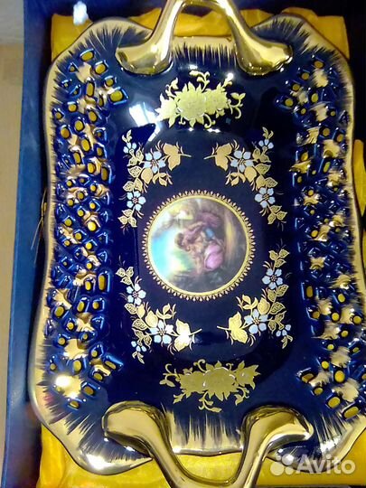 Менажницы кобальт новые,в коробке