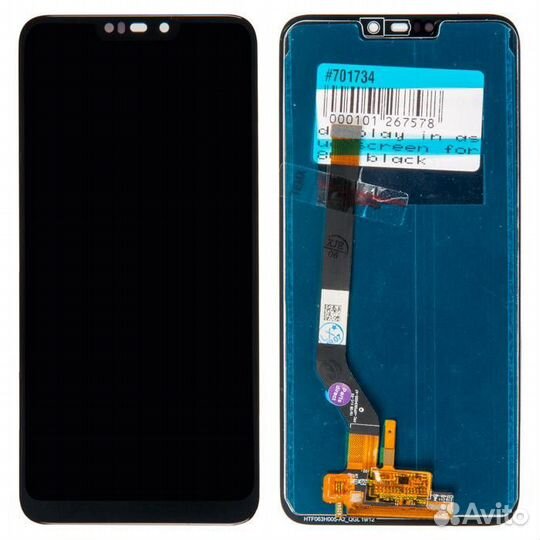 Дисплей Айсотка для Huawei Honor 8c черный Oem Lcd