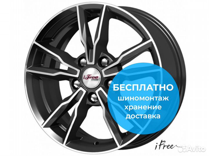 R16 5x114,3 6,5J ET45 D60,1 iFree Икигай Блэк-Джек