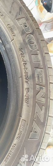 Bridgestone Potenza RE003 Adrenalin 215/55 R17