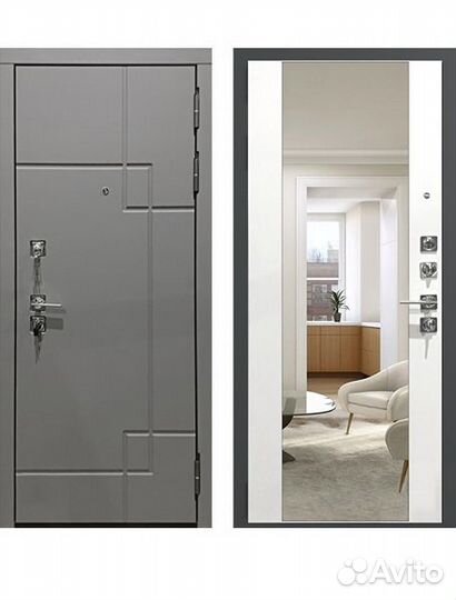 Входная металлическая дверь Гарда S19 Зеркало