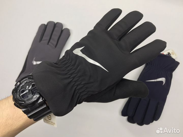 Перчатки nike зимние теплые