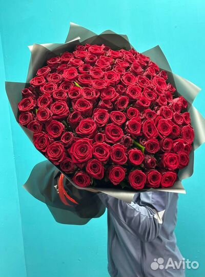 101 роза 51 31 25 роза цветы доставка