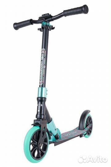 Самокат Tech Team Comfort 180R (бирюзовый, NN00756