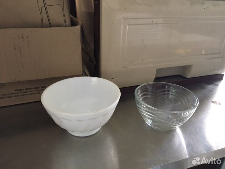 Тарелки креманки графины рюмки