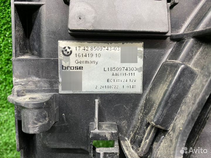 Вентилятор кассеты радиаторов BMW F10 F06 F01