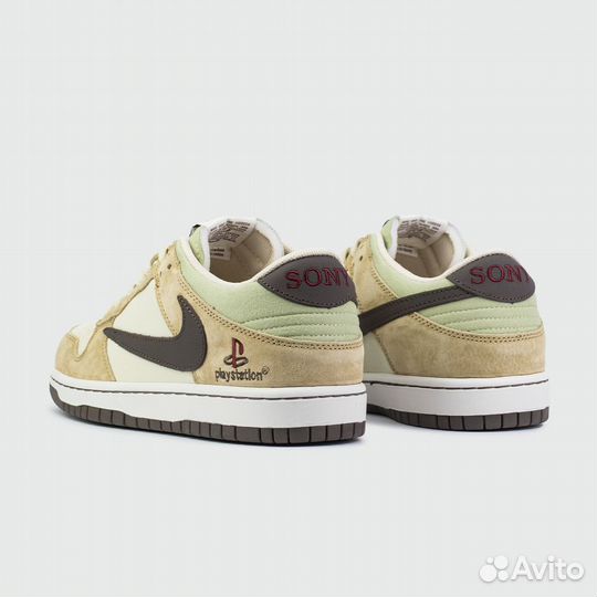 Кроссовки Nike Dunk Low x PS Brown