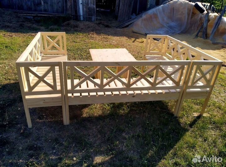 Комплект скамеек для террасы