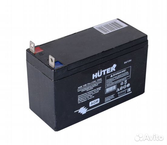 Аккумулятор Huter 7-12 а/ч 12 В Новый