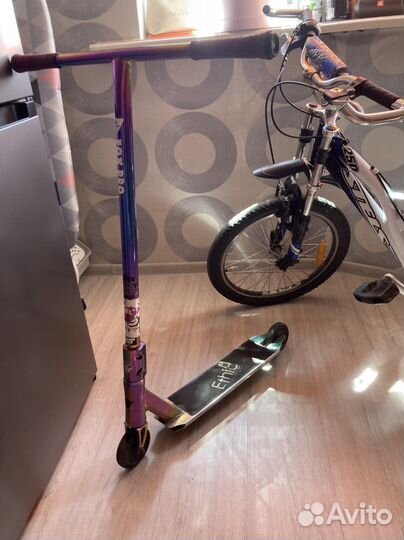 Самокат трюковой и велосипед