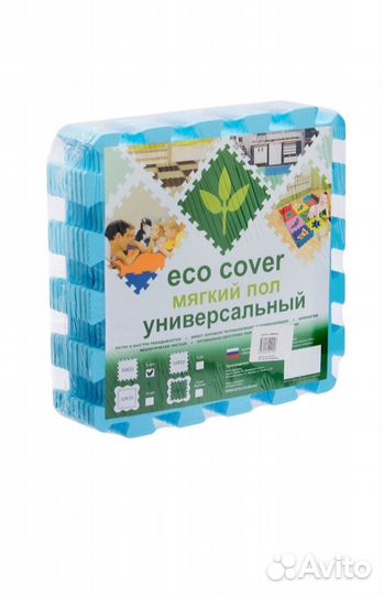 Мягкий пол-коврик Eco cover 33х33 см
