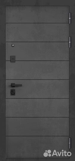 Металлические двери с зеркалом