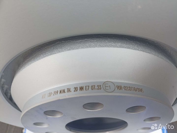 Тормозные диски Ate 24.0122-0219.1 (310 мм) на VAG