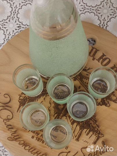 Штоф со стопками СССР