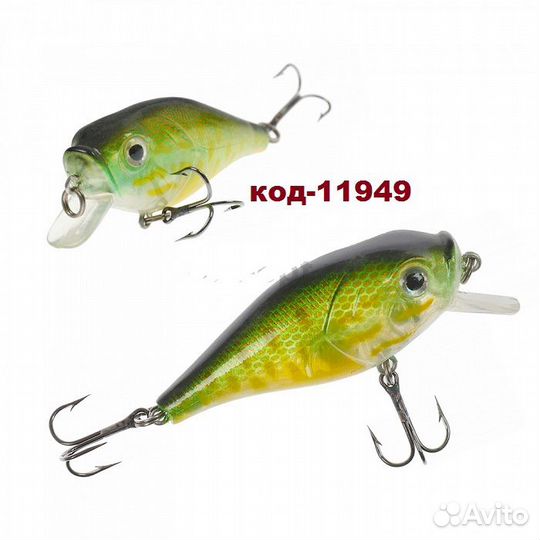 Воблер дл50 мм 5.6 гр., 0-0.5 м Amafish bevy CNK