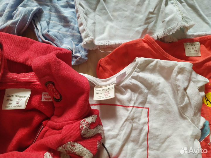 Пакет одежды на девочку 2-3 года