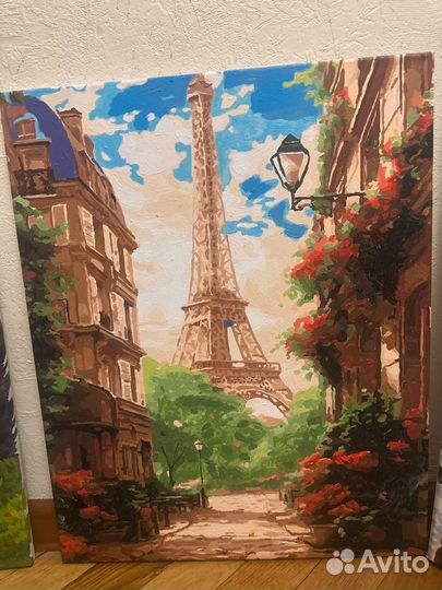 Картины по номерам раскрашенная