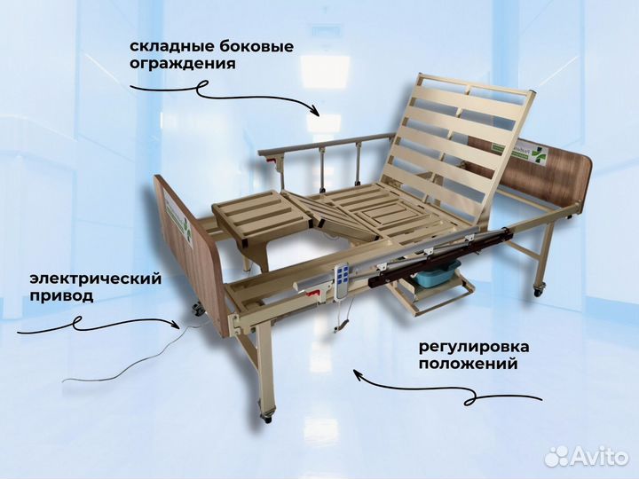 Медицинская кровать для лежачих больных