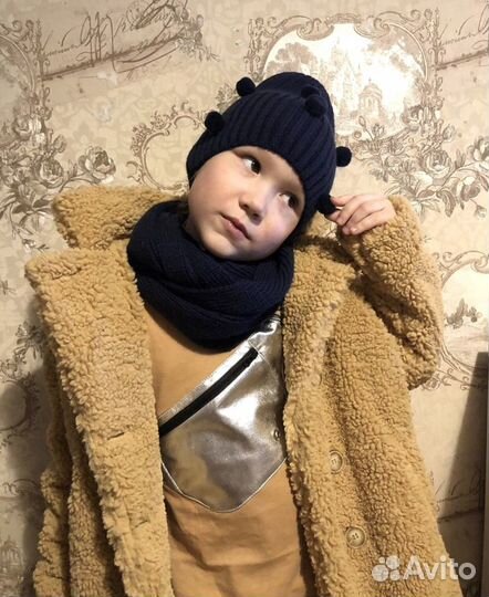 Шапка и снуд Button Blue