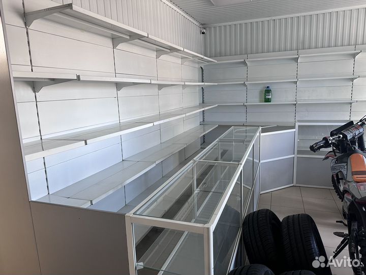 Стеллажи витрины бу