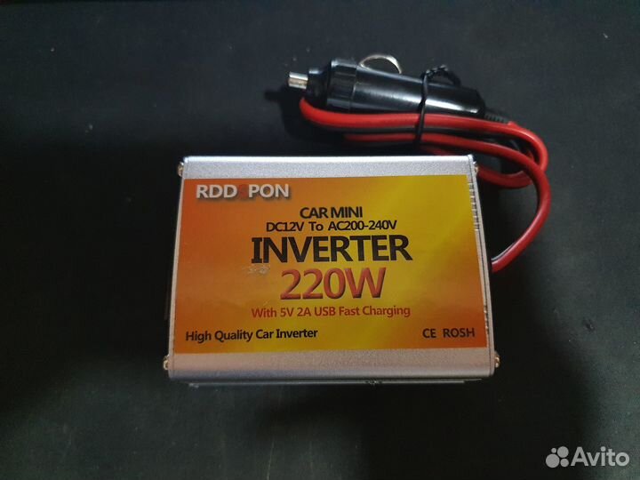 Автомобильный мини инвертор 220w