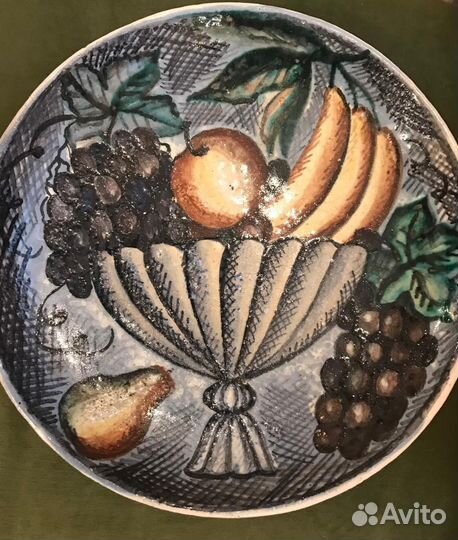 Парные тарелки СССР, диаметр 40 см, роскошные