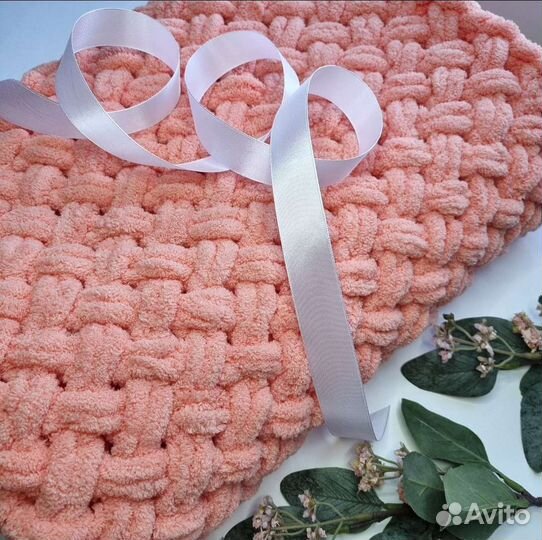 Плед детский плюшевый